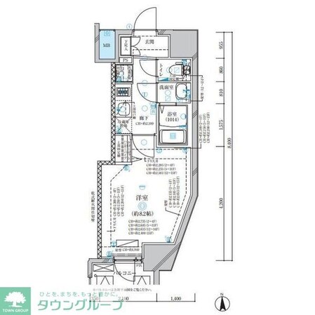 ディアレイシャス名古屋中村公園の物件間取画像